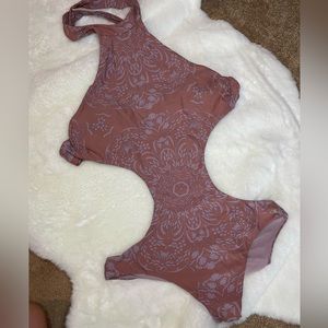 O’Neill One Piece Monokini with Tie Neck